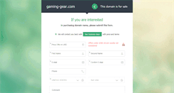 Desktop Screenshot of gaming-gear.com